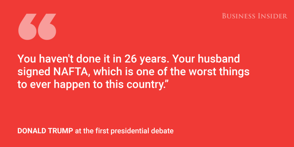 The most important quotes of the first presidential debate