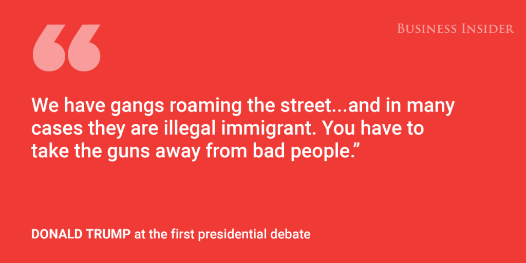 The most important quotes of the first presidential debate