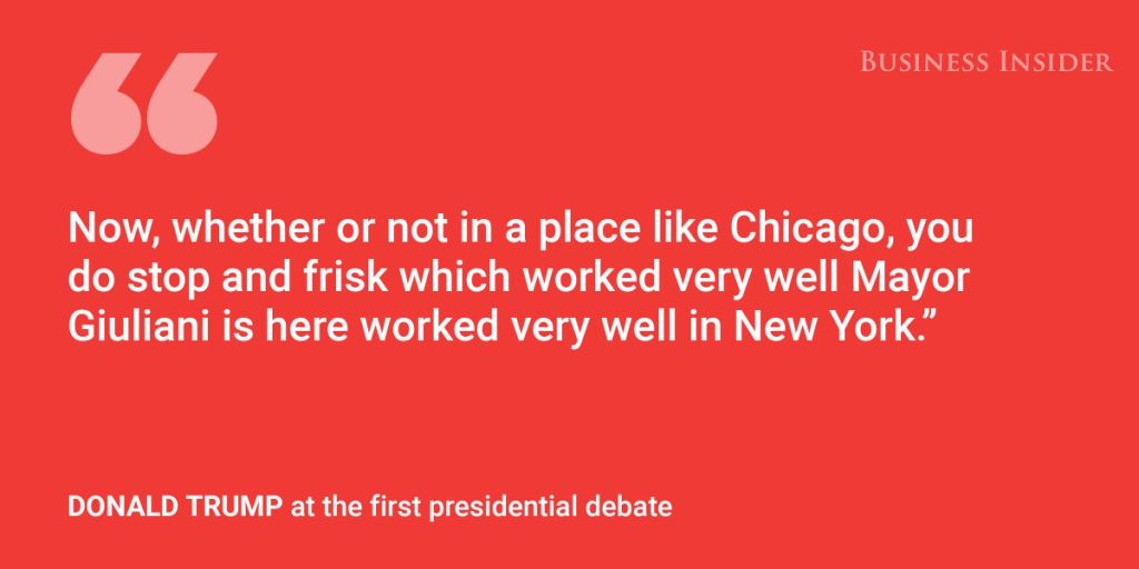 The most important quotes of the first presidential debate