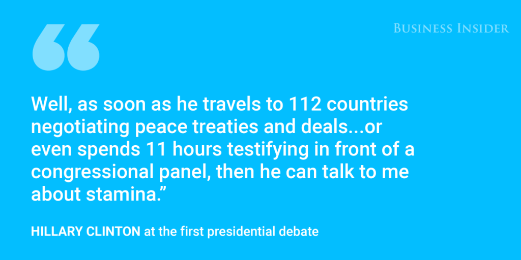The most important quotes of the first presidential debate