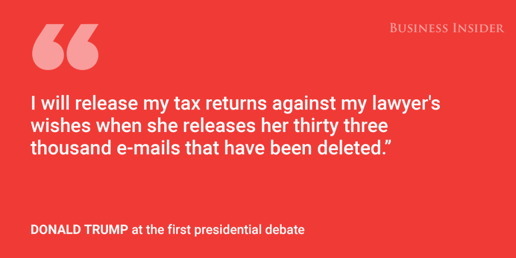 The most important quotes of the first presidential debate