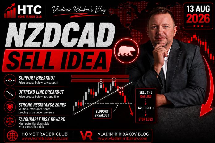 Forex Market Analysis & Day Trading Opportunity | NZDCAD | 13 Aug 2026 CHFJPY Sell Idea 12 AUG 2026 Red color