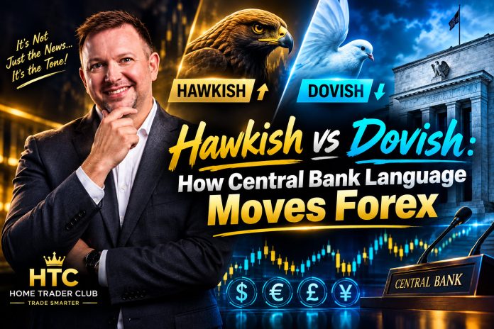 Hawkish vs Dovish: How Central Bank Language Moves Forex