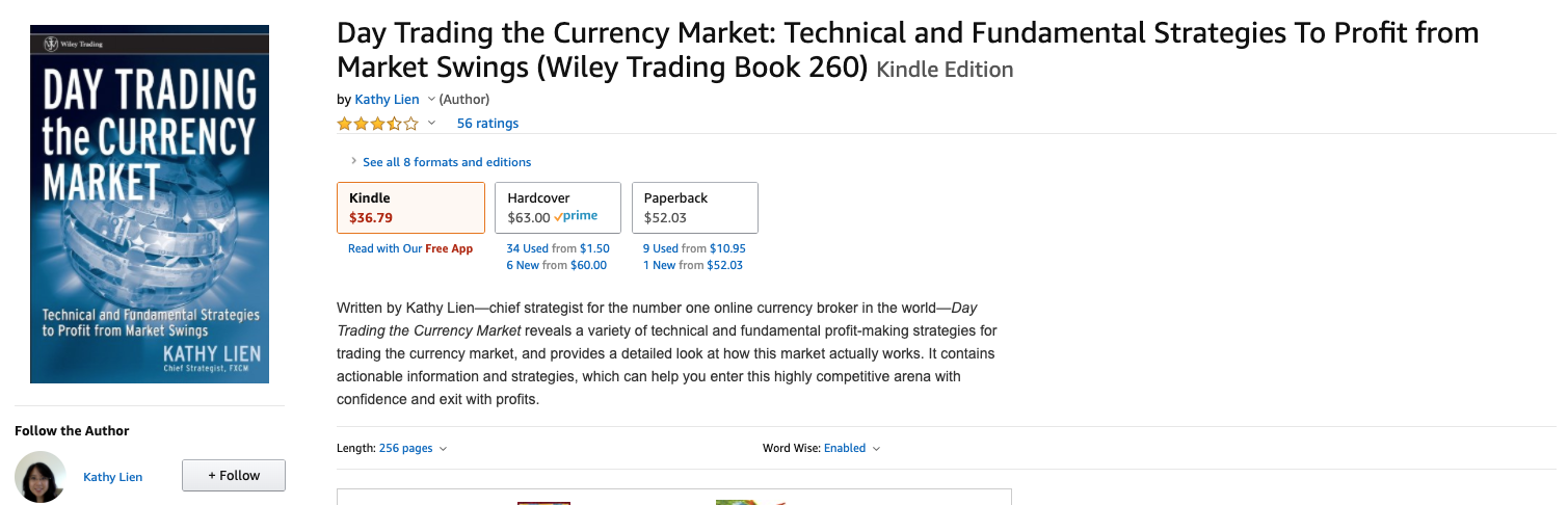 Day Trading and Swing Trading the Currency Market by Kathy Lien