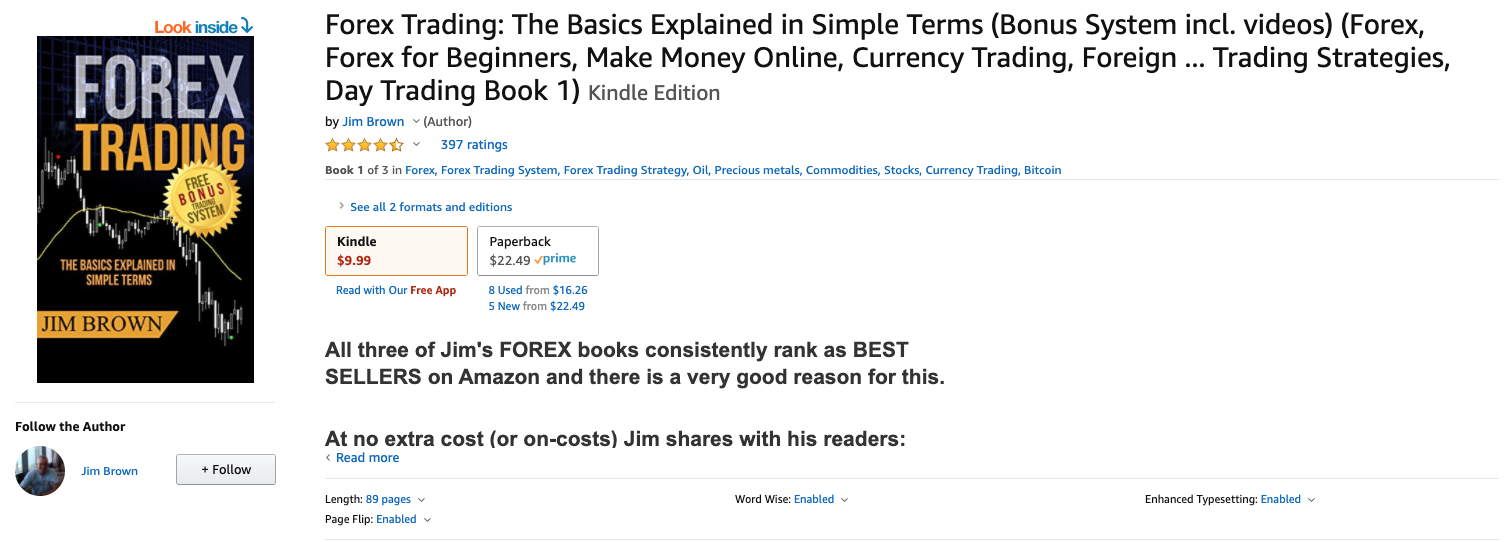 Forex Trading: The Basics Explained in Simple Terms by Jim Brown