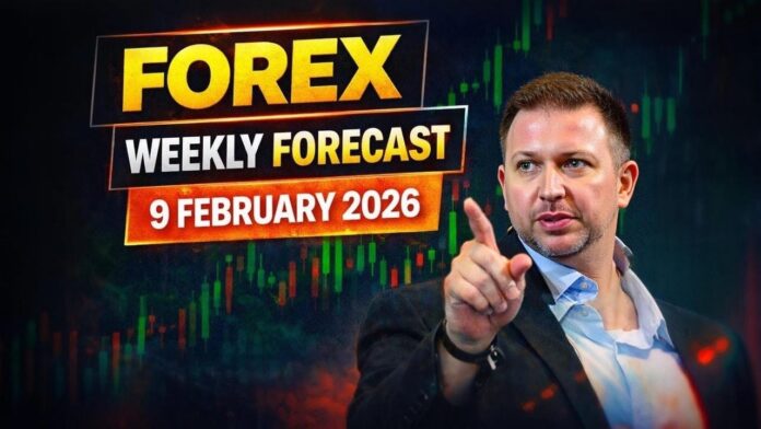 Forex Weekly Forecast: EUR/USD, GBP/USD, Gold (XAUUSD) & Bitcoin – 9 February 2026