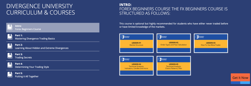 divergence university curriculum