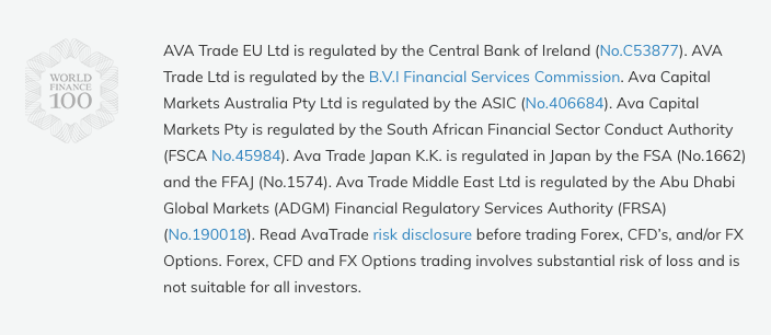 avatrade-regulations