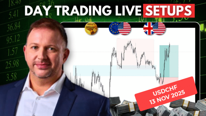 Forex Market Analysis & Day Trading Opportunity | USDCHF| 13 November 2025