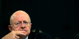 U.S. spy chief says has submitted letter of resignation