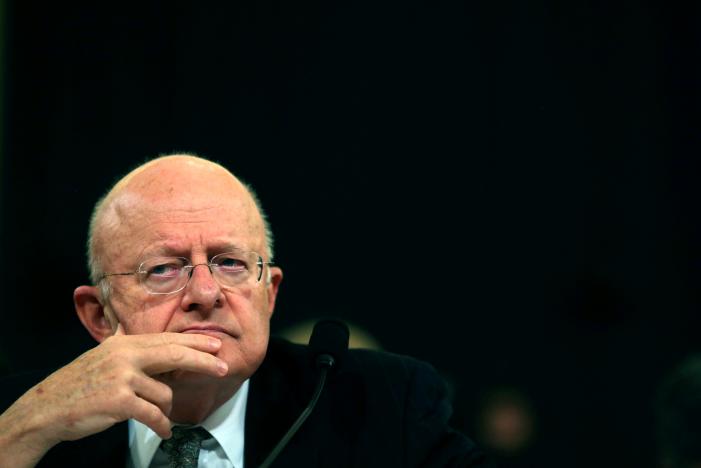 U.S. spy chief says has submitted letter of resignation