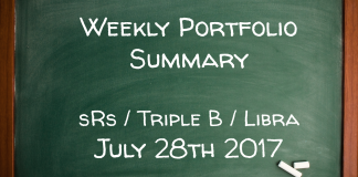 Weekly Portfolio Summary July 28th 2017 Weekly Portfolio Summary July 28th 2017