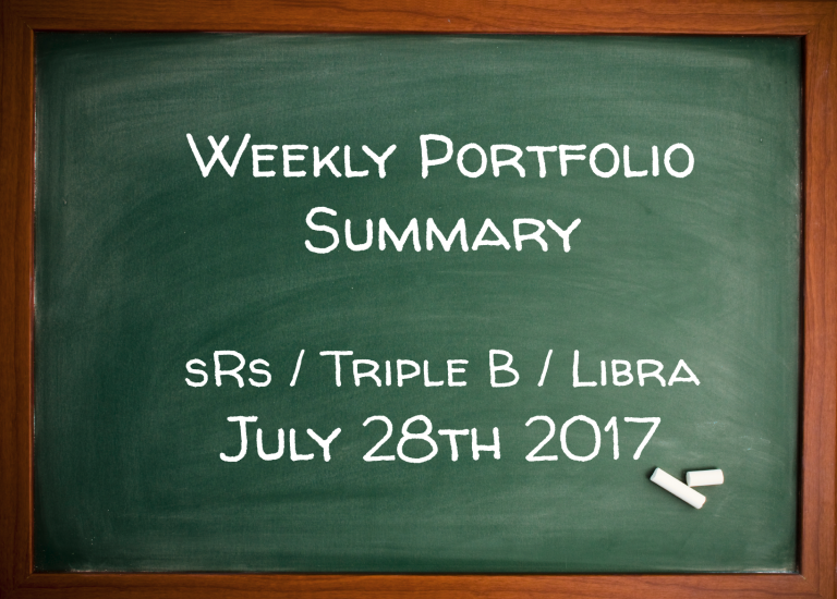 Weekly Portfolio Summary July 28th 2017