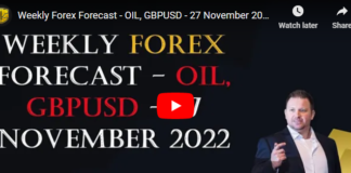 Weekly Forex Forecast – OIL, GBPUSD – 27 November 2022